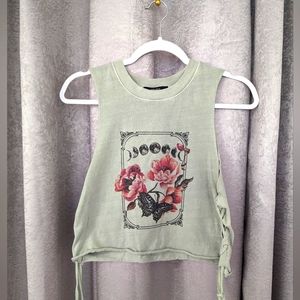Forever 21 Tank in Sea Moss Green